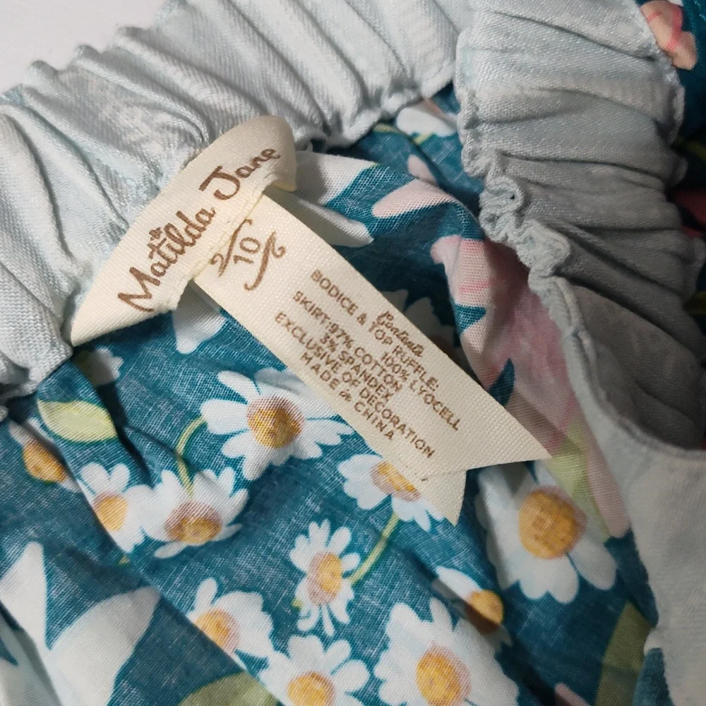 Matilda Jane Dream chasers Happy Florals Tunic Size 10 - Picture 5 of 6